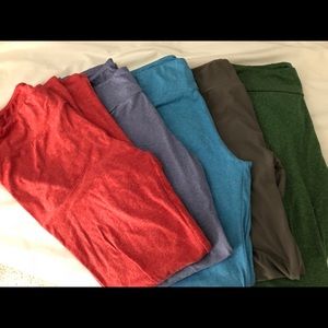 5 pairs of Lularoe leggings OZ 3 NWOT, 2 EUC